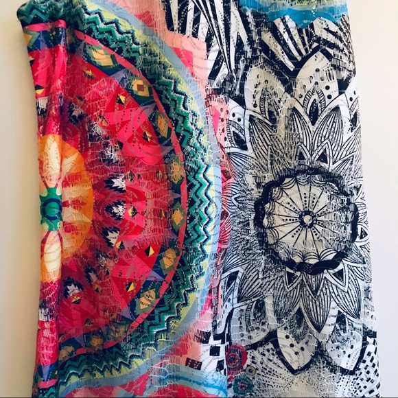 Suzy Shier Boho printed Dress - Size M - Picture 4 of 4